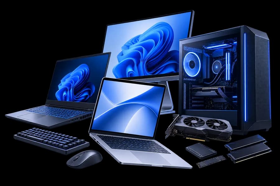 Equipos de PC & portátiles que reparamos